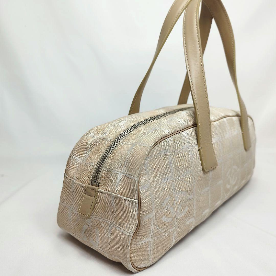 美品　CHANEL　シャネル　ニュートラベルライン　ミニボストン　ベージュ