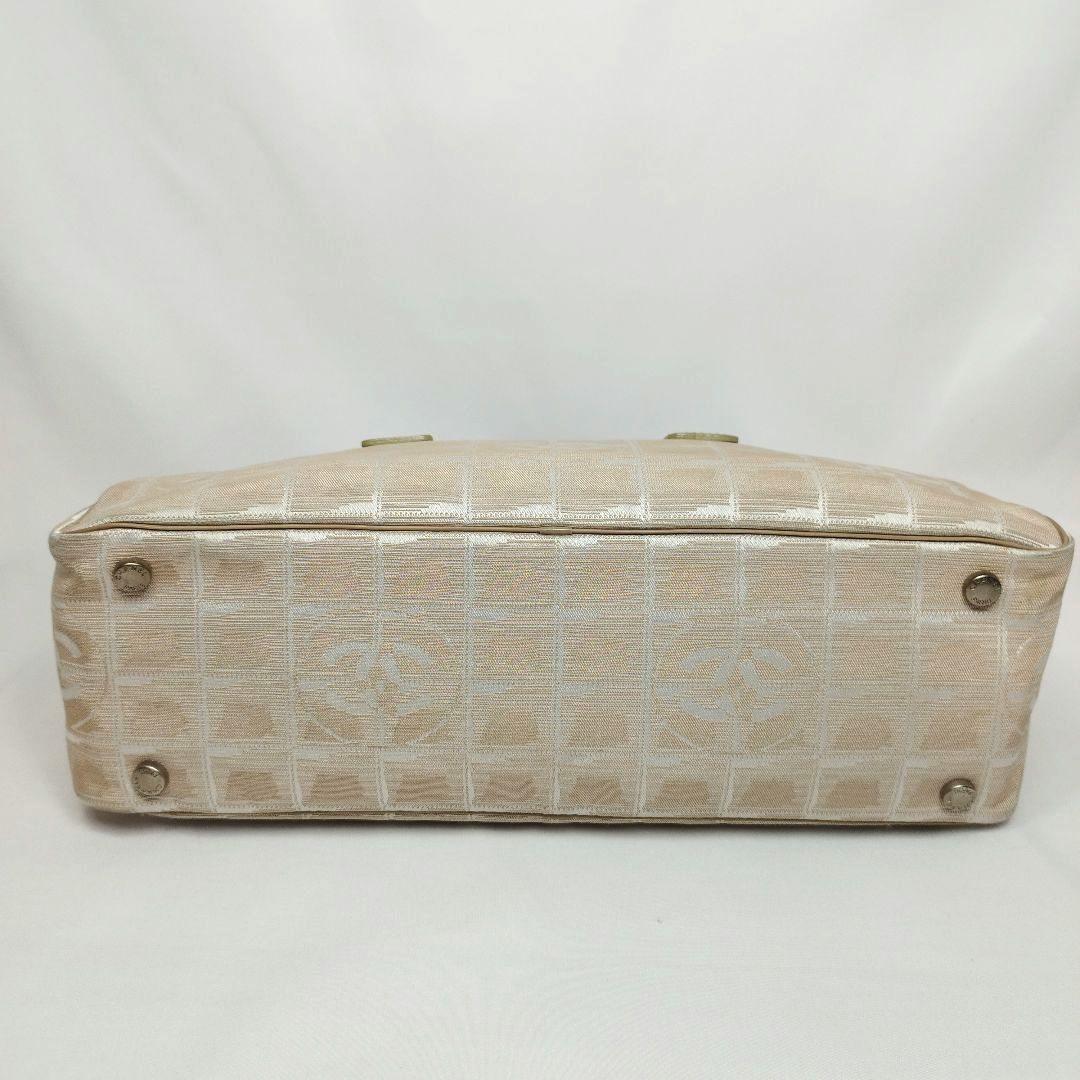 美品　CHANEL　シャネル　ニュートラベルライン　ミニボストン　ベージュ