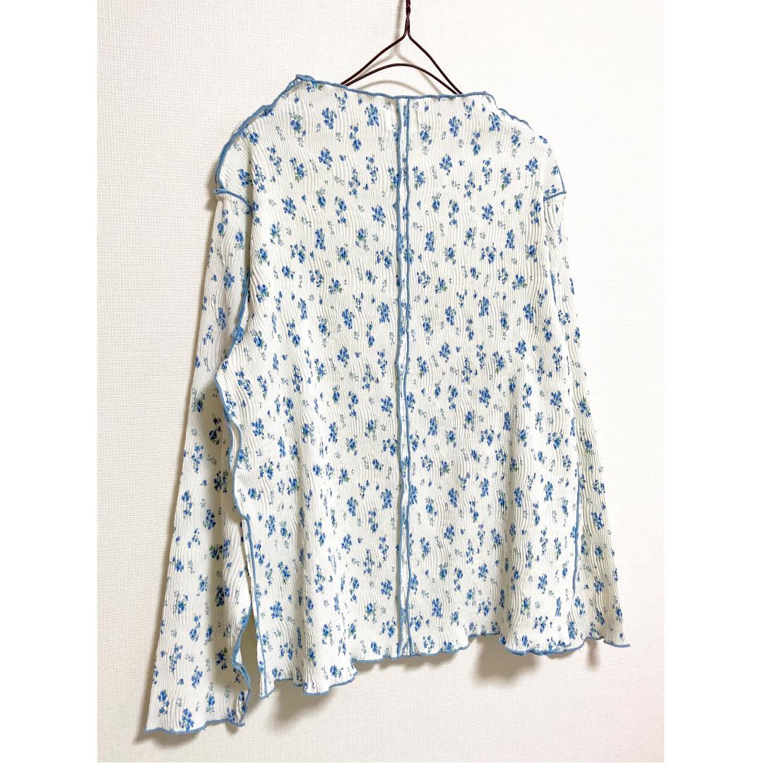 merry jenny 新品 ブルー petit flower メロウチュニック - メルカリ