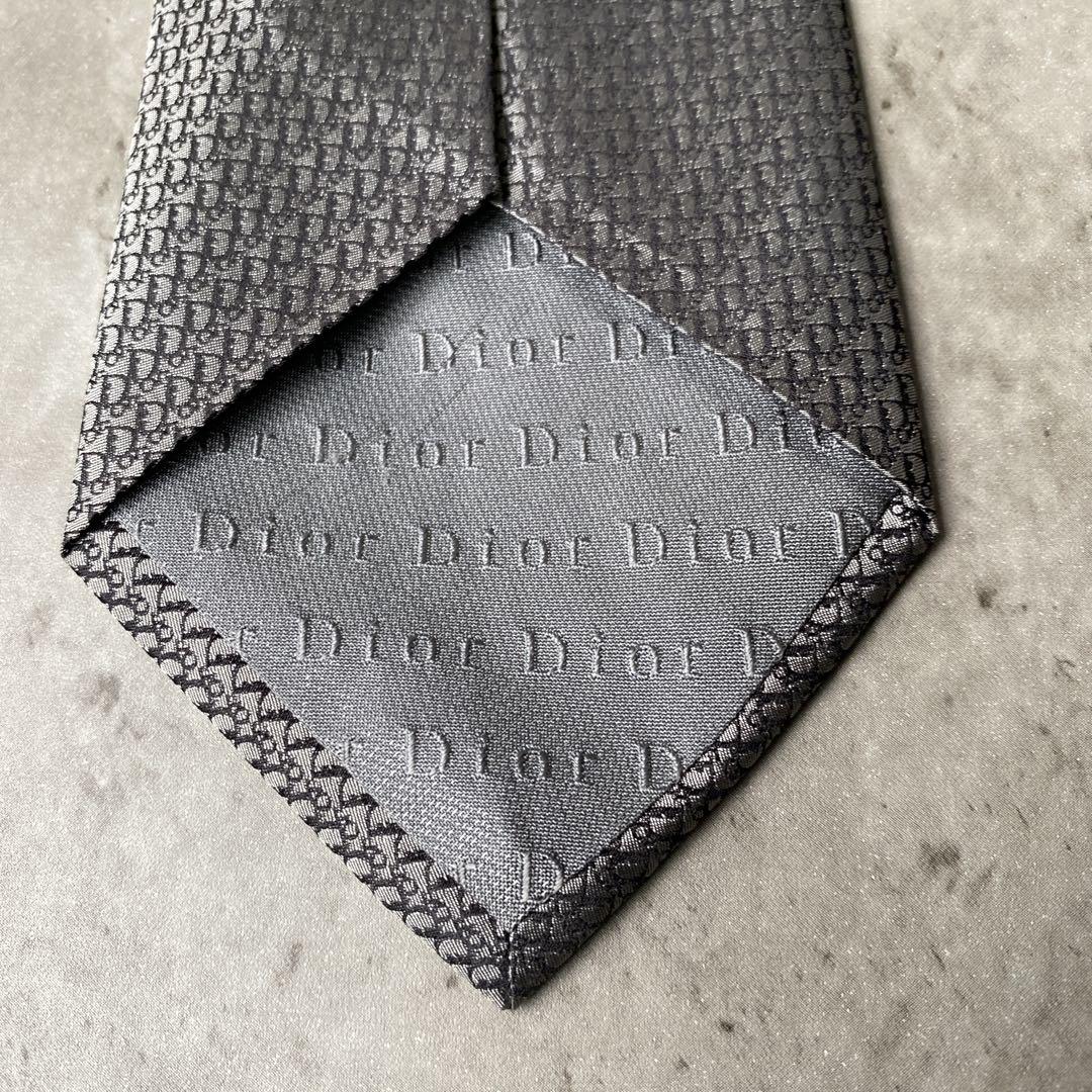 極美品✨Dior HOMME✨ディオールオム✨ネクタイ✨トロッター柄✨ロゴ総柄✨