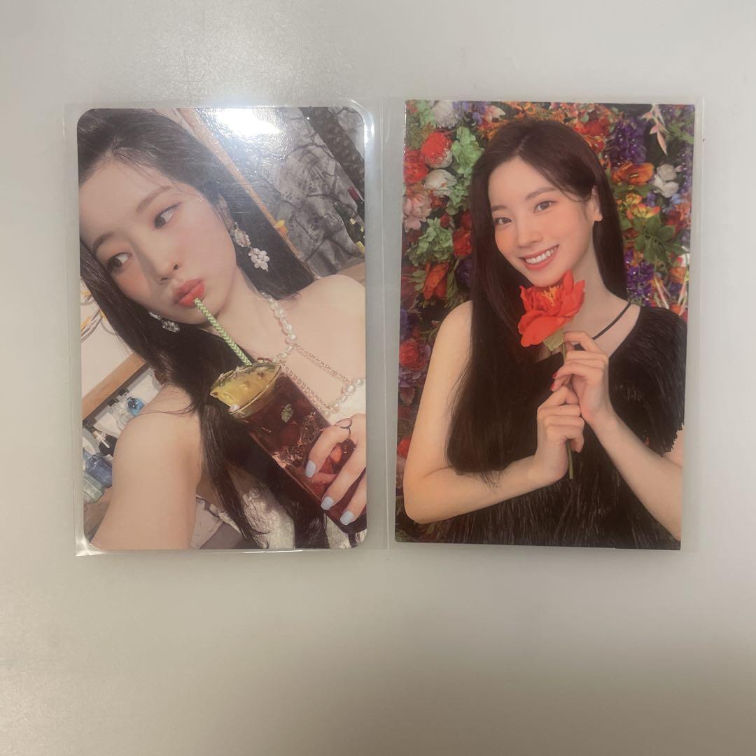 TWICE サイン入りセット TWICE サイン入りトレーディングカード 2枚セット ダヒョン