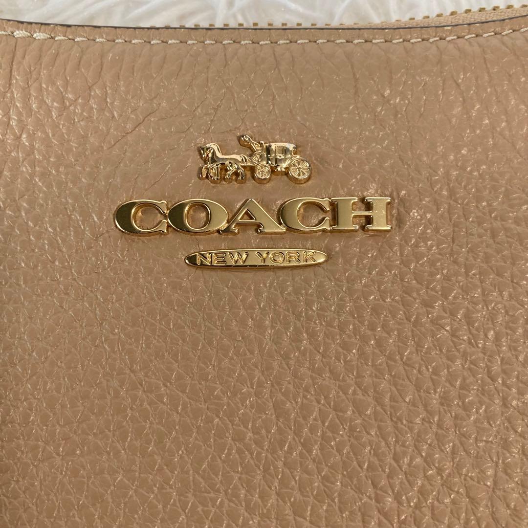 美品 現行 コーチ テリ ショルダーバッグ カラーブロック レザー ジップ開閉 美品 現行 コーチ テリ ショルダーバッグ カラーブロック レザー ジップ開閉