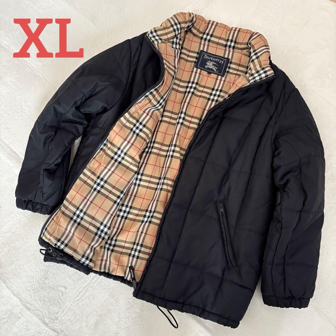 【未使用】Burberry バーバリー ダウンジャケット ブラック 美品 XL