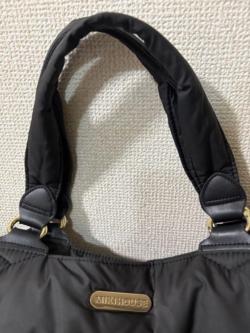 ミキハウス　マザーズバッグ　トートバッグ　ブラック