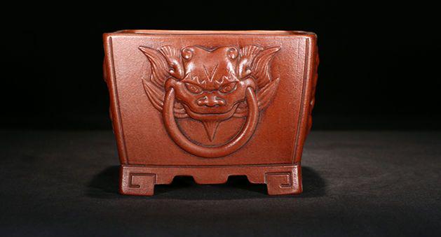紫砂の鉢 花器 極細工 美品   盆栽鉢 植木鉢 小品盆栽鉢 大品盆栽鉢 盆栽鉢 宜興 紫砂の鉢 花器 極細工 美品 植木鉢 小品盆栽鉢 大