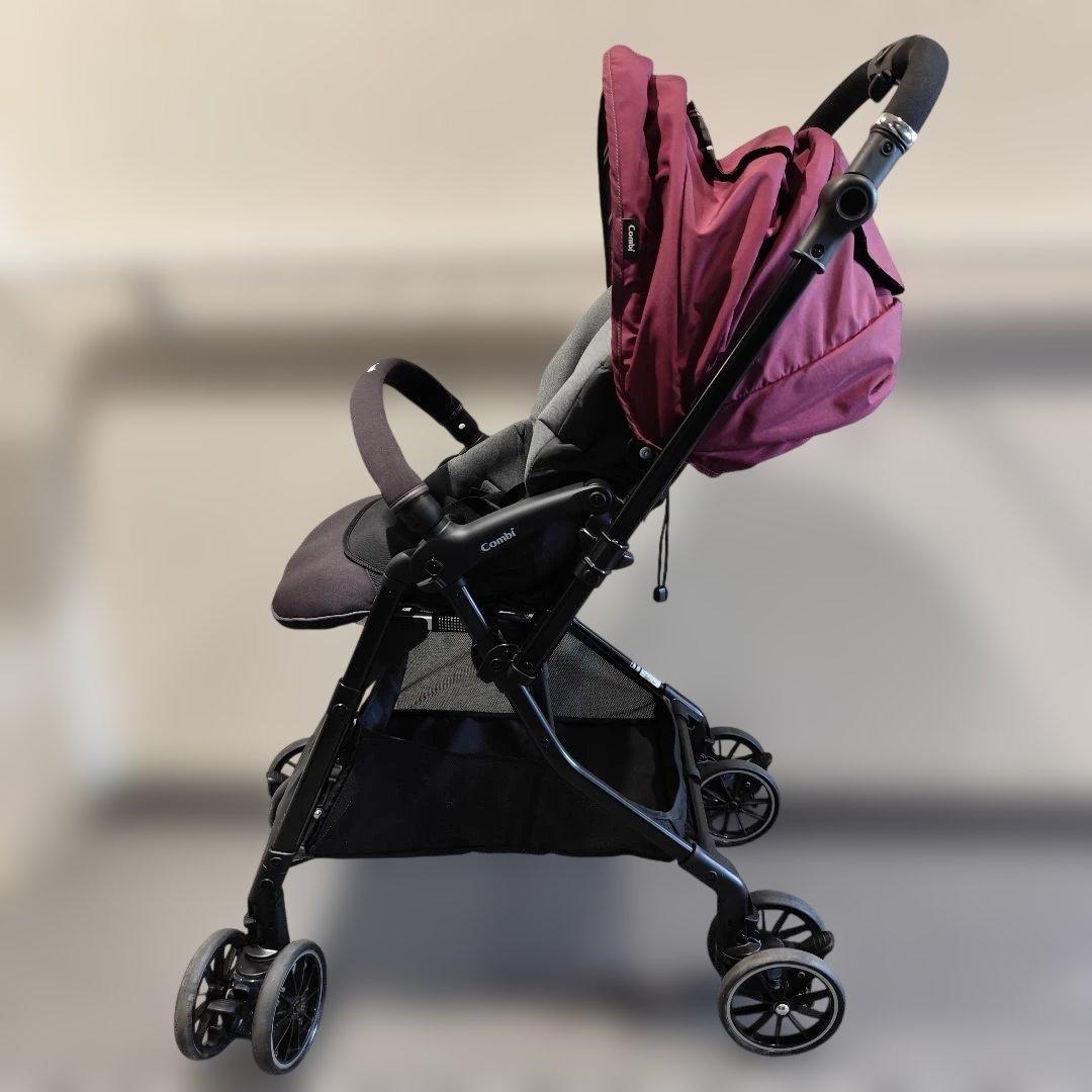 【極美品】Combi ホワイトレーベル スゴカルα 4キャス コンパクト HK 【極美品】Combi ホワイトレーベル スゴカルα 4キャス コンパクト HK