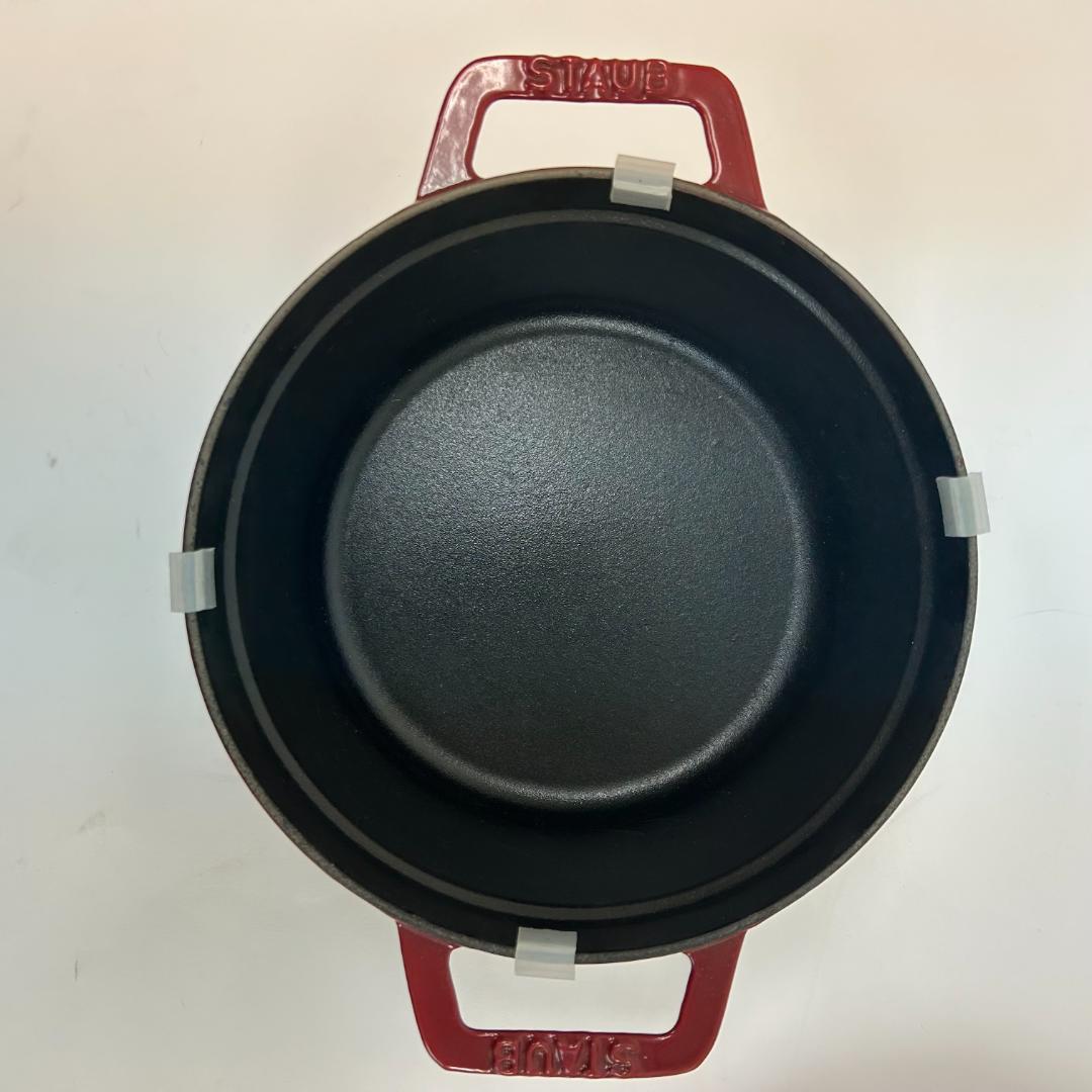 即日発送可能！ストウブ ラウンドココット 20cm チェリー（新品未使用）