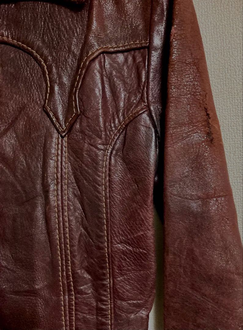 今週末まで70’s oshwahkon オシュワコンのレザージャケット 今週末まで70’s oshwahkon オシュワコンのレザージャケット