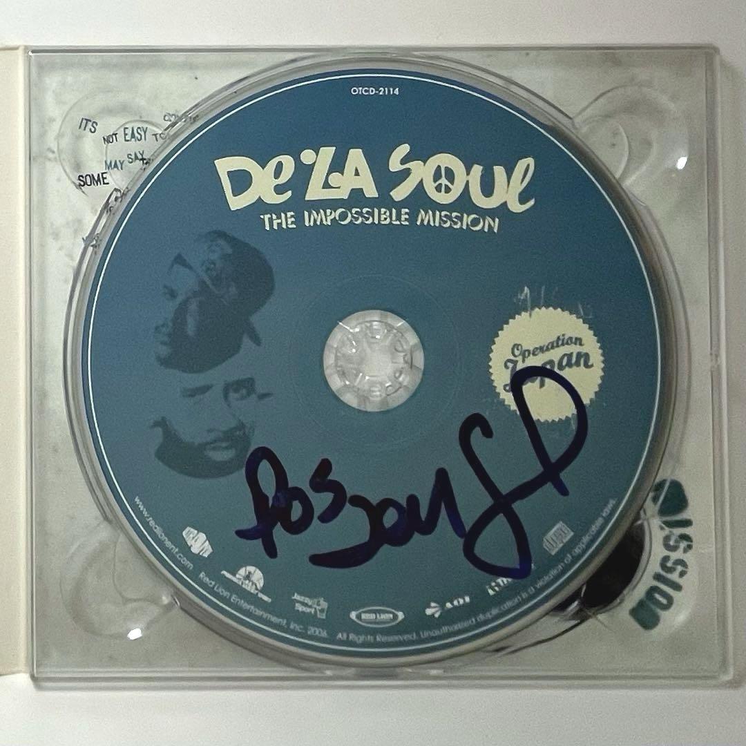 The Impossible Mission　De La Soul　サイン入り