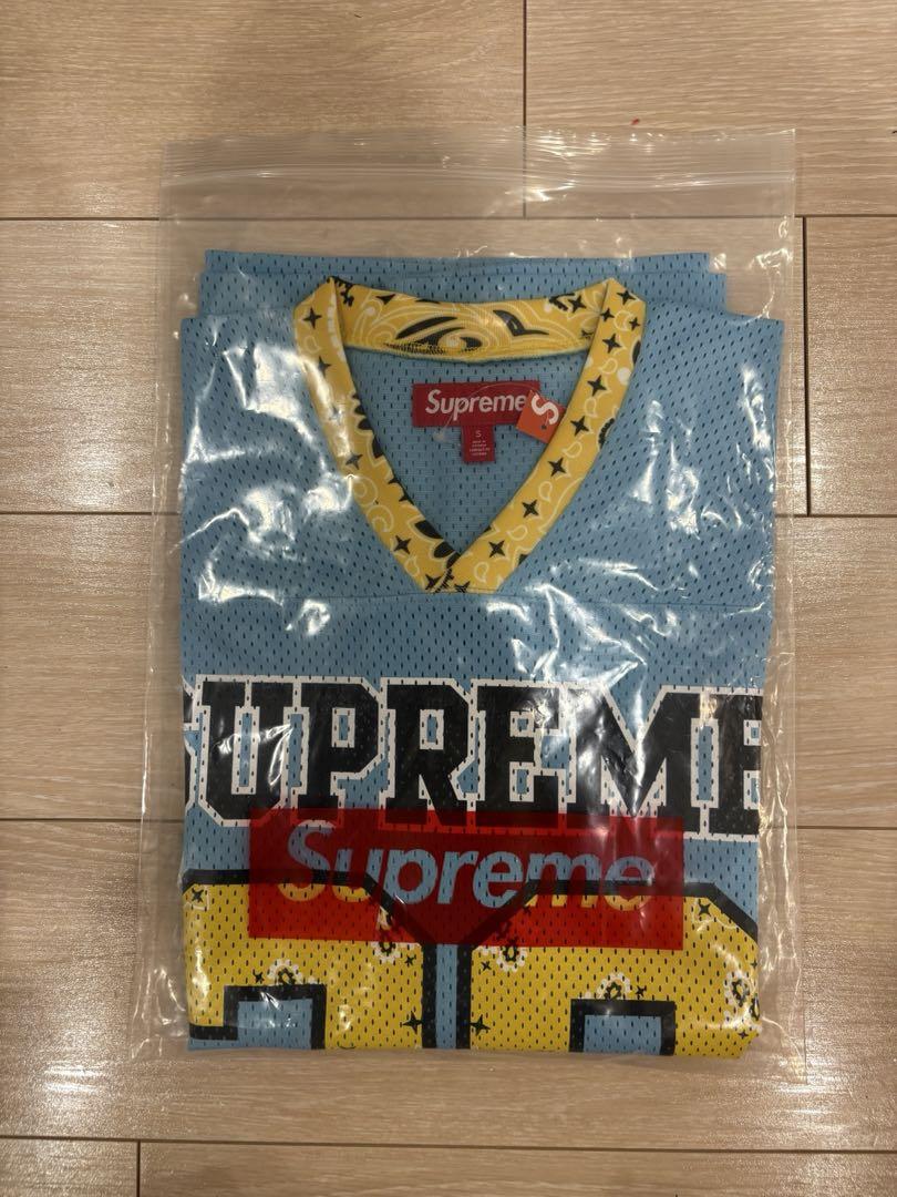Supreme 青 bandana football Jersey M Supreme Bandana Football Jersey Blue | ResellZone
