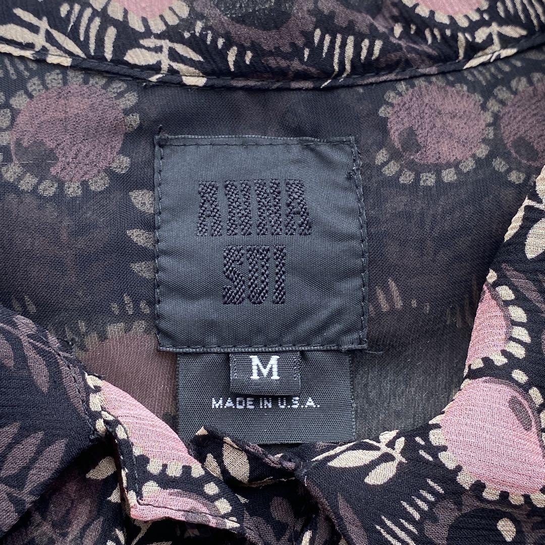 ANNA SUI アナスイ シアーワンピース チュニック ヴィンテージ ANNA SUI アナスイ シアーワンピース チュニック ヴィンテージ