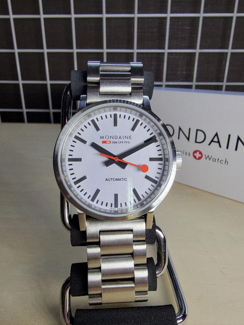 試着のみ美品 Mondaine MST.4161B.LB 自動巻 モンディーン