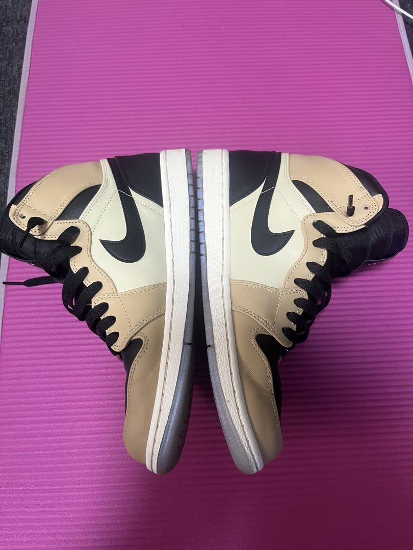 NIKE　エアジョーダン1ハイ　マッシュルーム　ウィメンズ26.5センチ　美中古