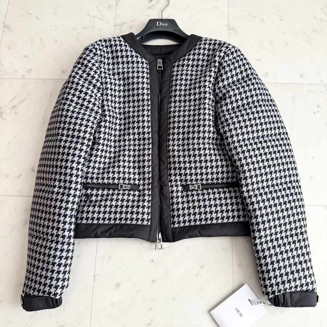 タグ付✨️Christian Dior 2024 千鳥 カナージュダウンジャケット