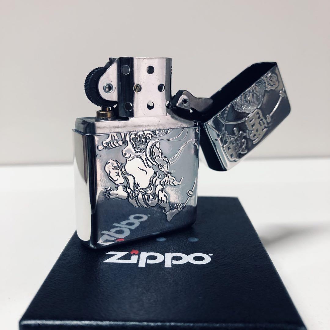 未使用に近い風神雷神アーマZIPPO