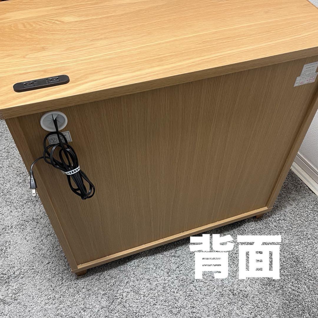 送料込【天然木オーク材】Grille グリーユ キャビネット サイドボード