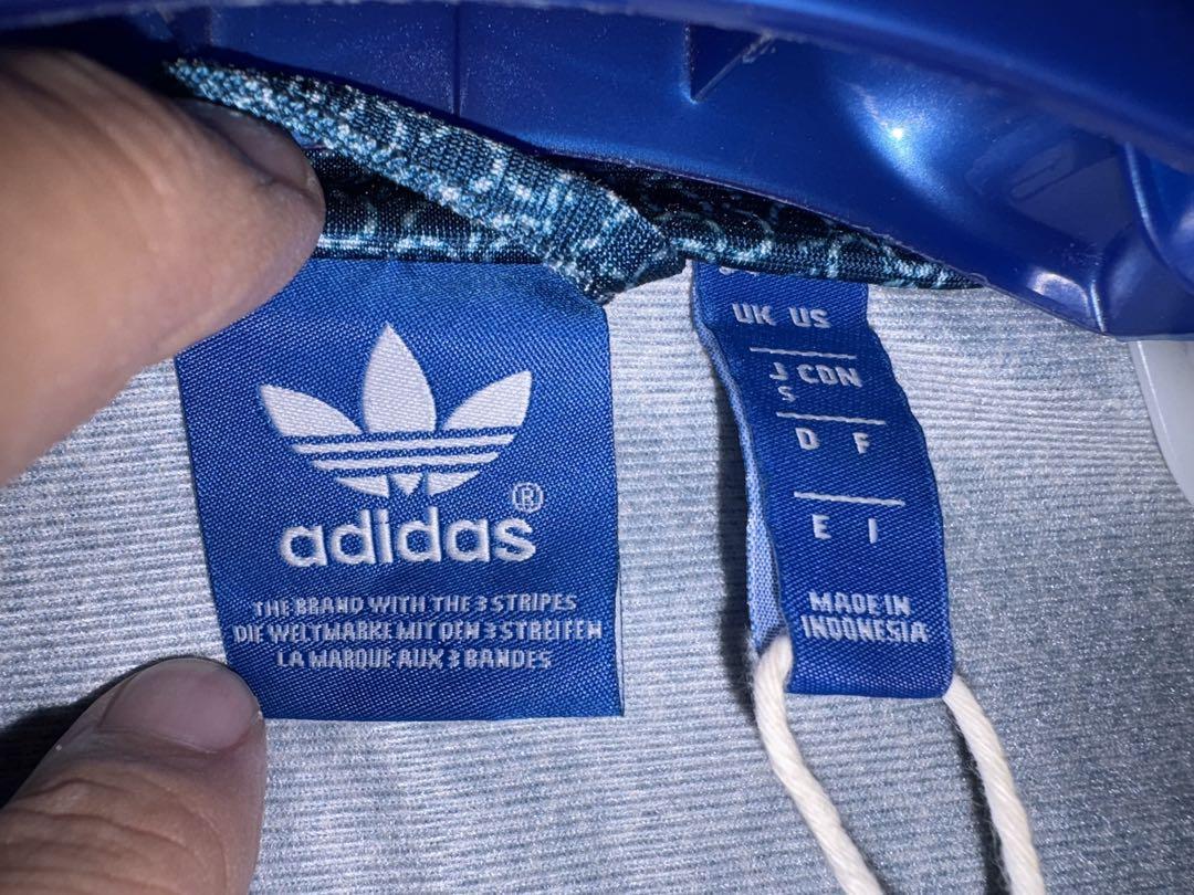 adidas ジャージ Sサイズ ひづめ 馬蹄 ブルー ビッグロゴ - メルカリ