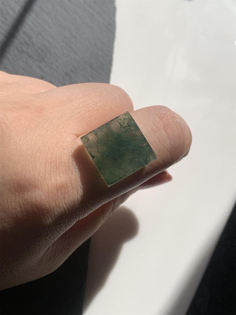 モスアゲート リング SV925シルバー 1点もの 238-4 モスアゲート リング SV925シルバー 1点もの 238-4