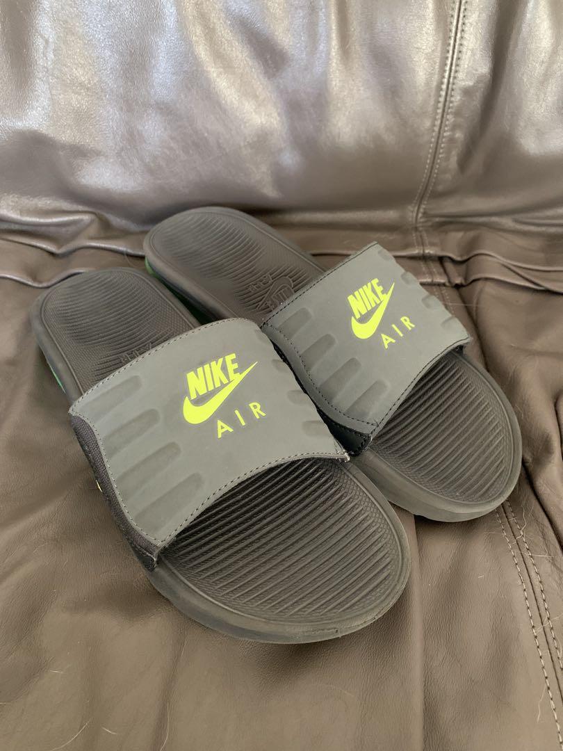 NIKE AIR MAX CAMDEN SLIDE グレー/イエロー　27cm