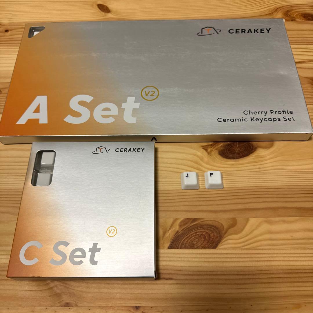 Cerakey V2 White A set C set I set♥に近い