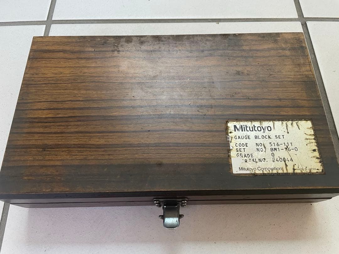 Mitutoyo ゲージブロックセット