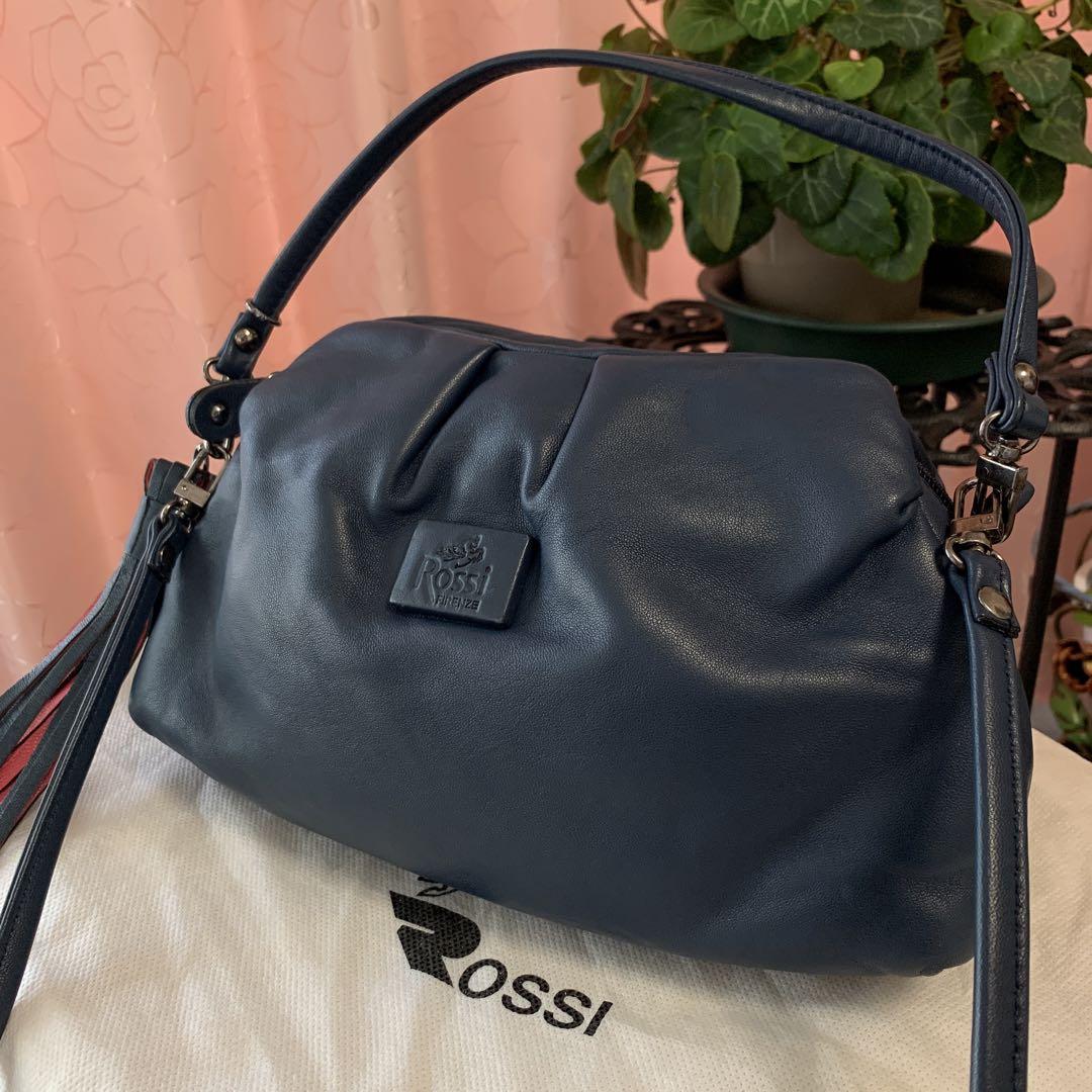品揃え豊富で Rossi ハンドバッグ ミニショルダーバッグ FIRENZEリアルレザー バッグ