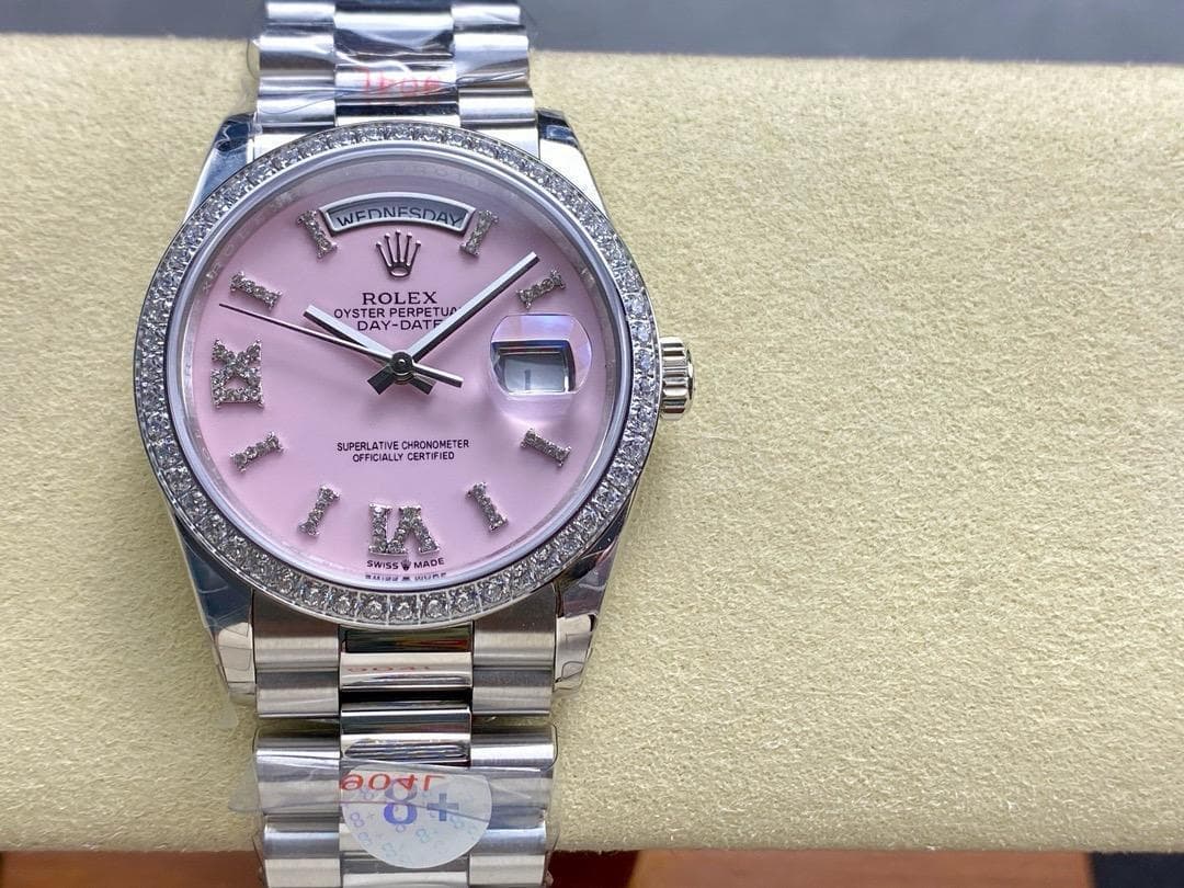 ROLEX デイトジャスト ピンク文字盤 36mmE
