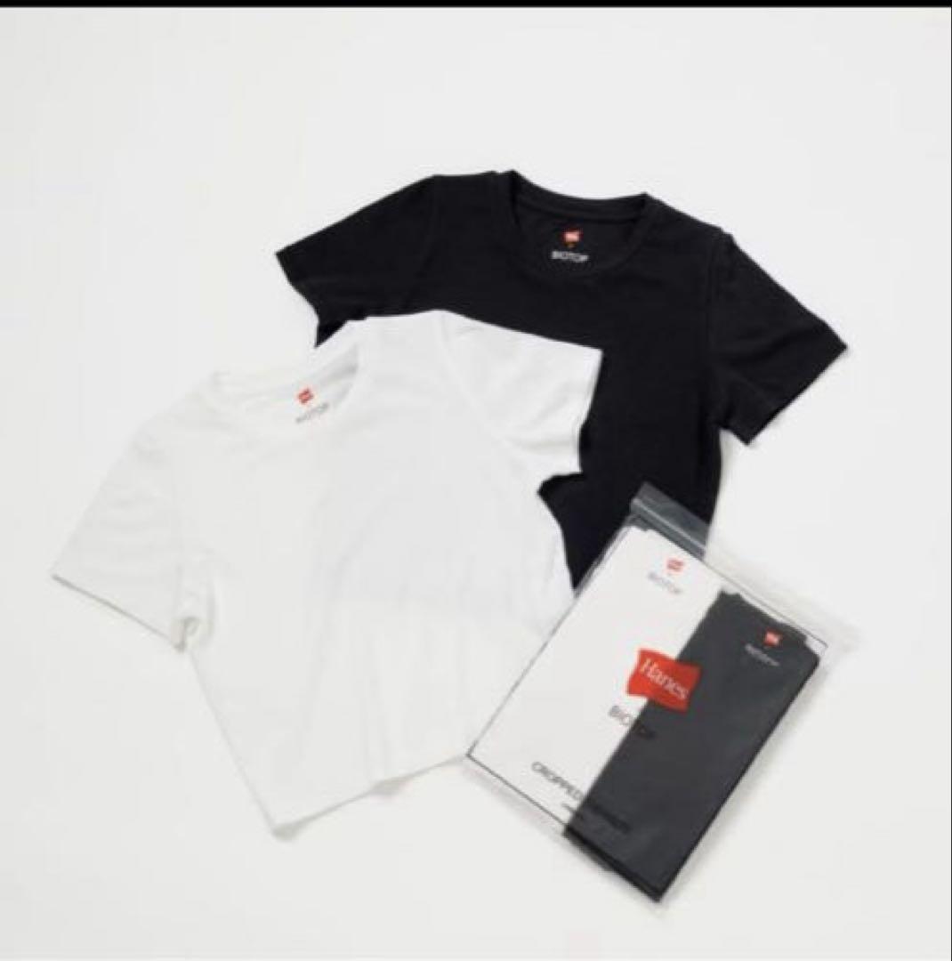 【Hanes for BIOTOP】CROPPED T-SHIRTS 新品未開封