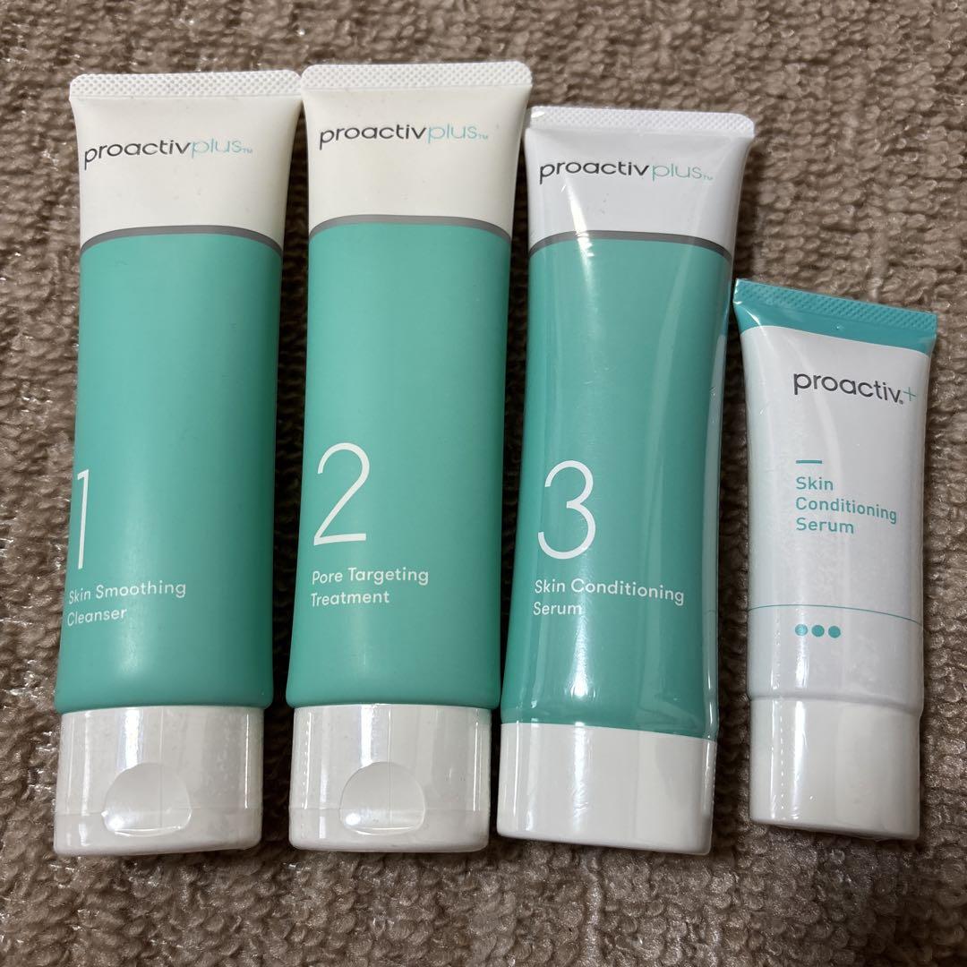 【値下げ可能、新品未使用！】proactiv+ スキンケアセット 4点 proactiv plus スキンケア 4点セット - メルカリ