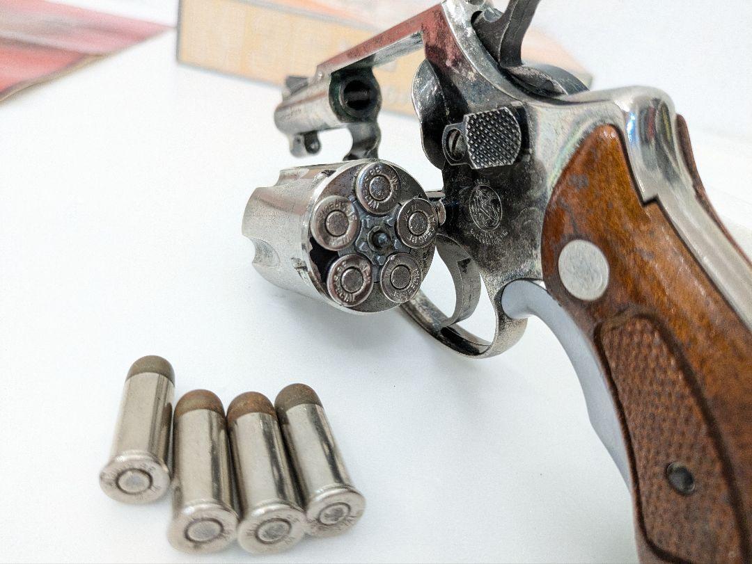 コクサイ S&W M36 チーフスペシャル モデルガン カートリッジ9個