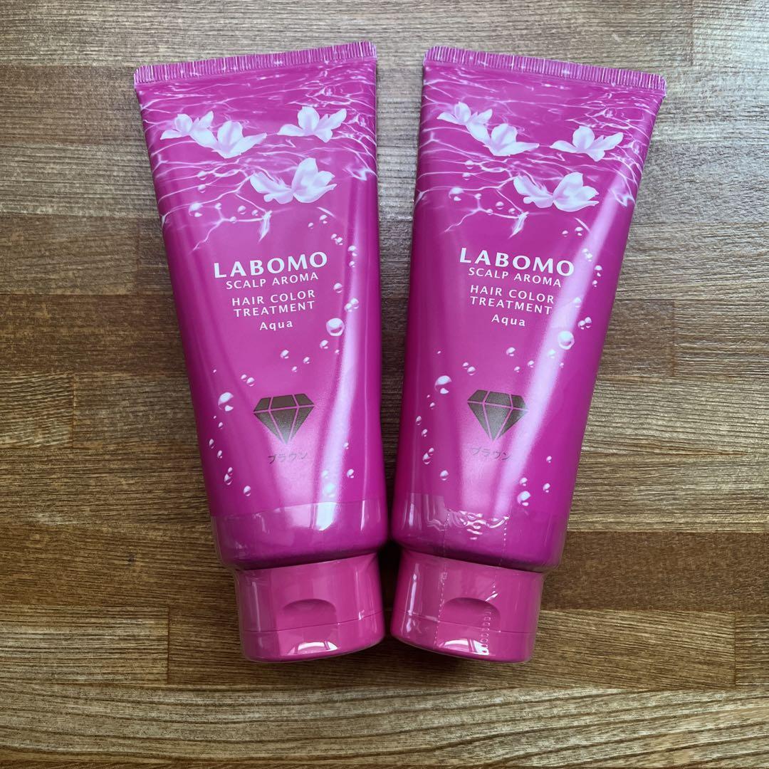 LABOMO スカルプアロマ ヘアカラートリートメント ブラウン