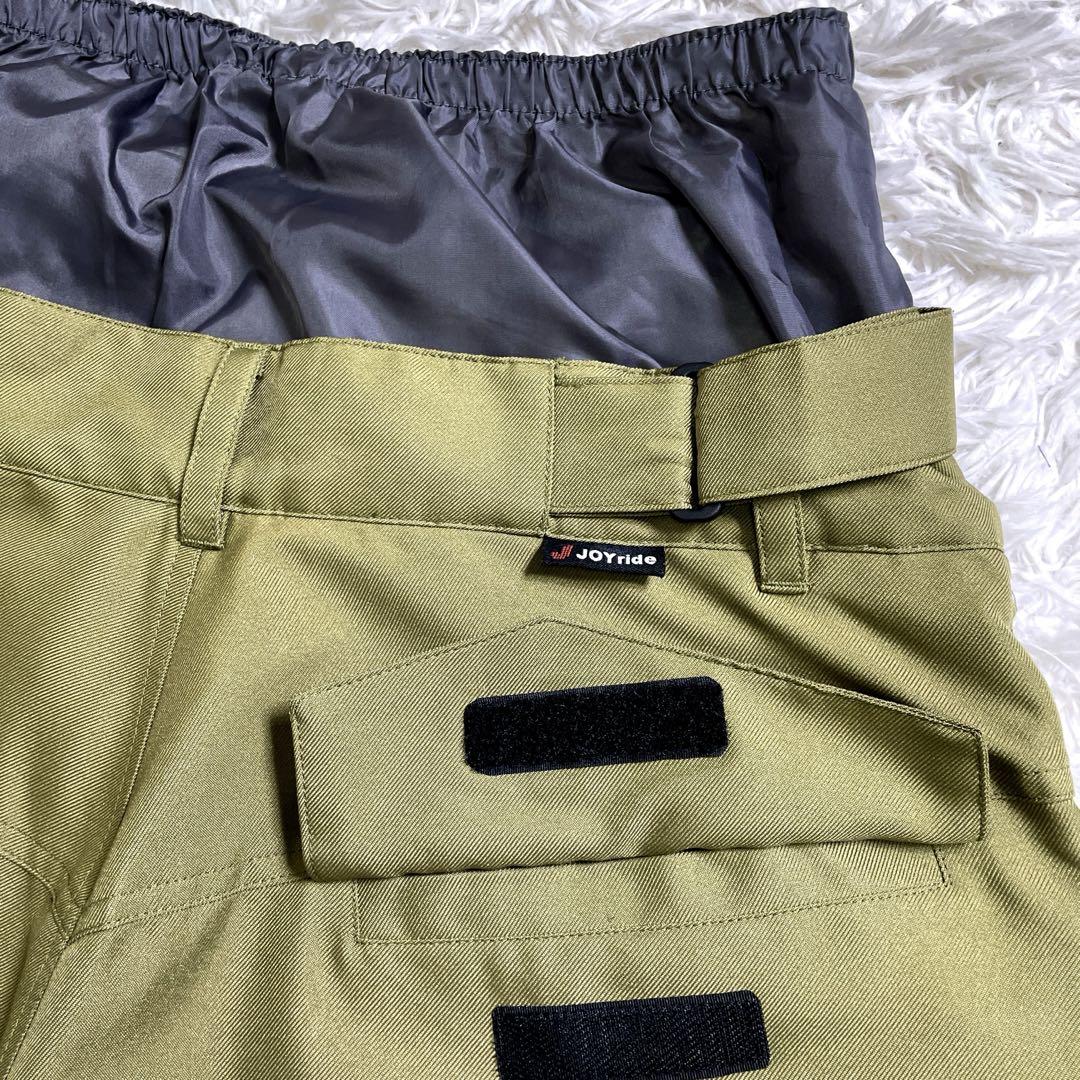 極美品 JOYride ジョイライド スノボウェア 抹茶色 スノーボード