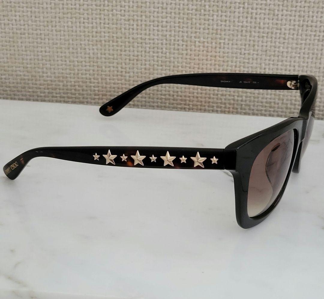 Jimmy Choo サングラス 星型装飾 ケース付 - メルカリ