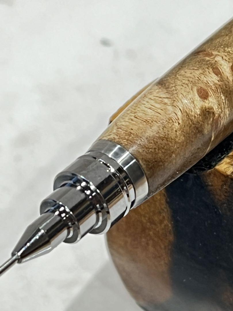 木軸シャーペン PG-METAL軽量仕様0.5mm マーブルウッド - メルカリ