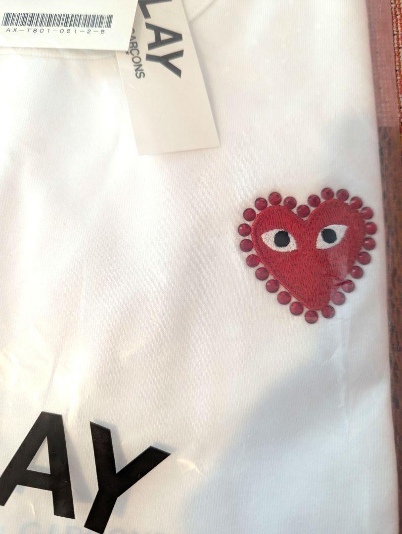 コムデギャルソン プレイ 新品 正規品 Mサイズ heart RED ハート