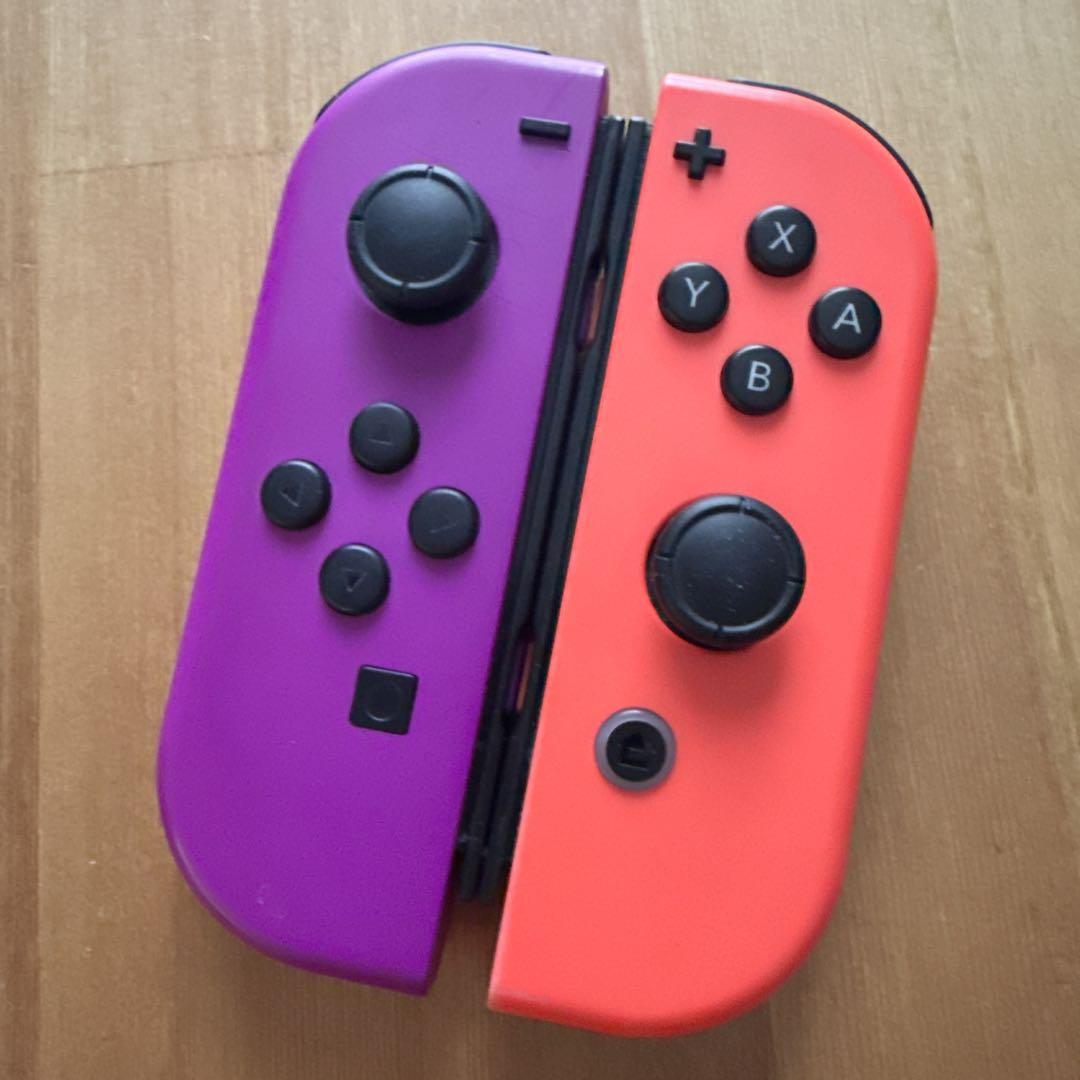 Switch ジョイコン ネオンパープル×ネオンレッド ニンテンドー