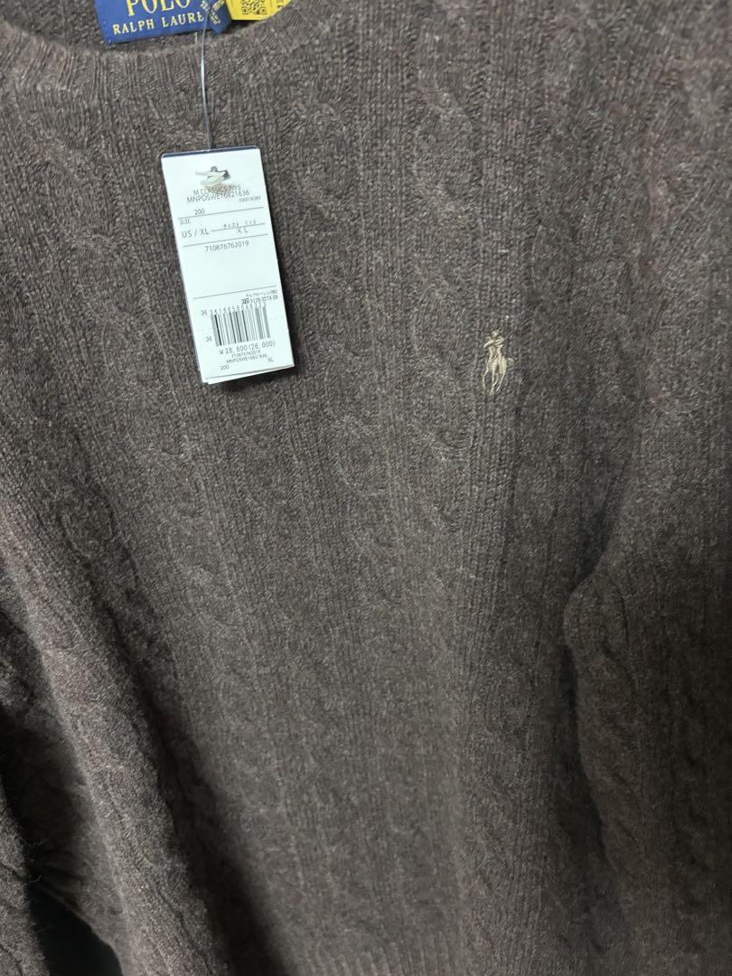【新品未使用品】Polo Ralph Lauren ケーブルニットウールカシミヤ