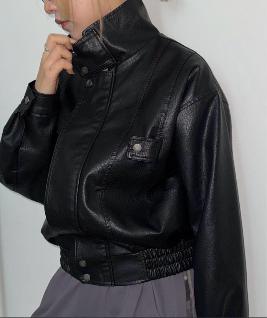 AnkRaugo リボンショート丈ダッフルコート AnkRaugo リボンショート丈ダッフルコート