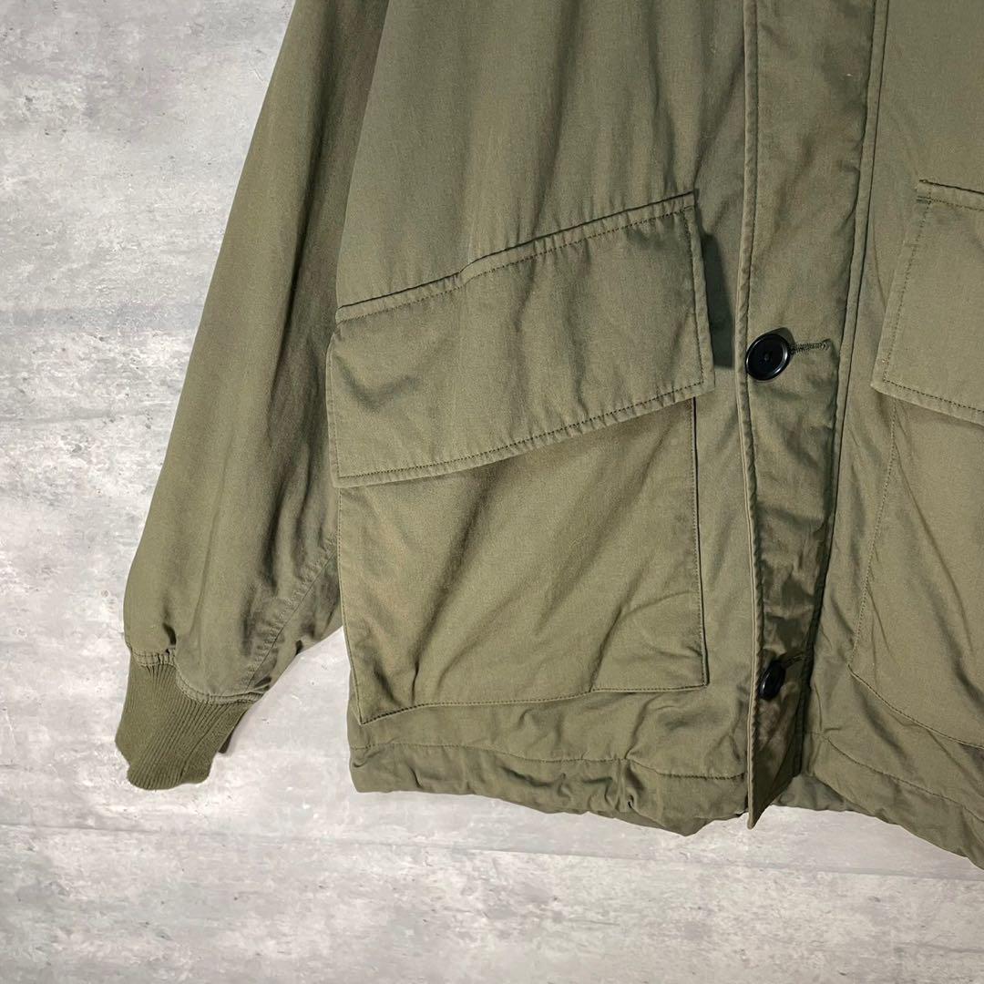 MHL エムエイチエル　PADDED COTTON NYLON カーキ