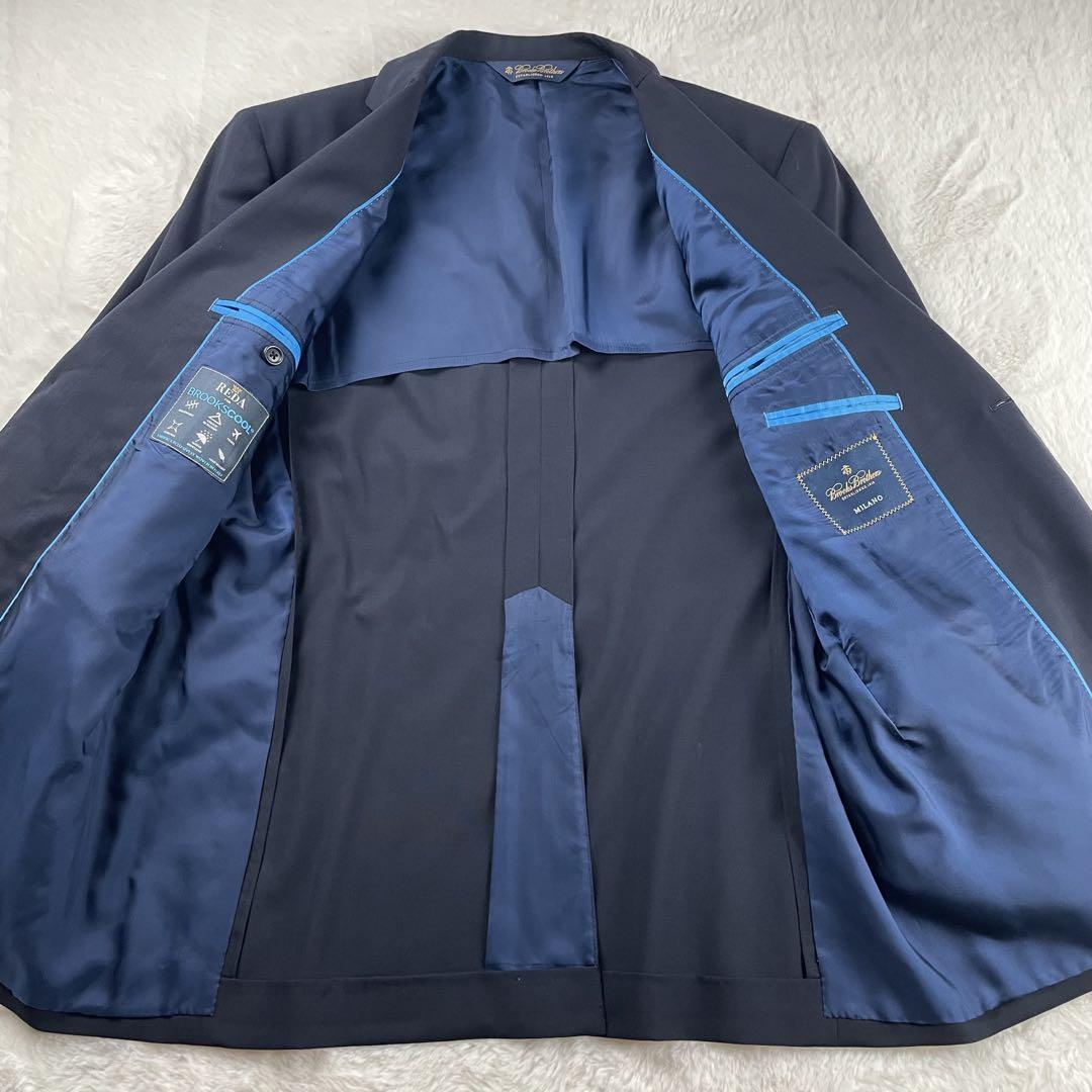 極美品 Brooks Brothers REDA 紺ブレ 銀ボタン 42SHT