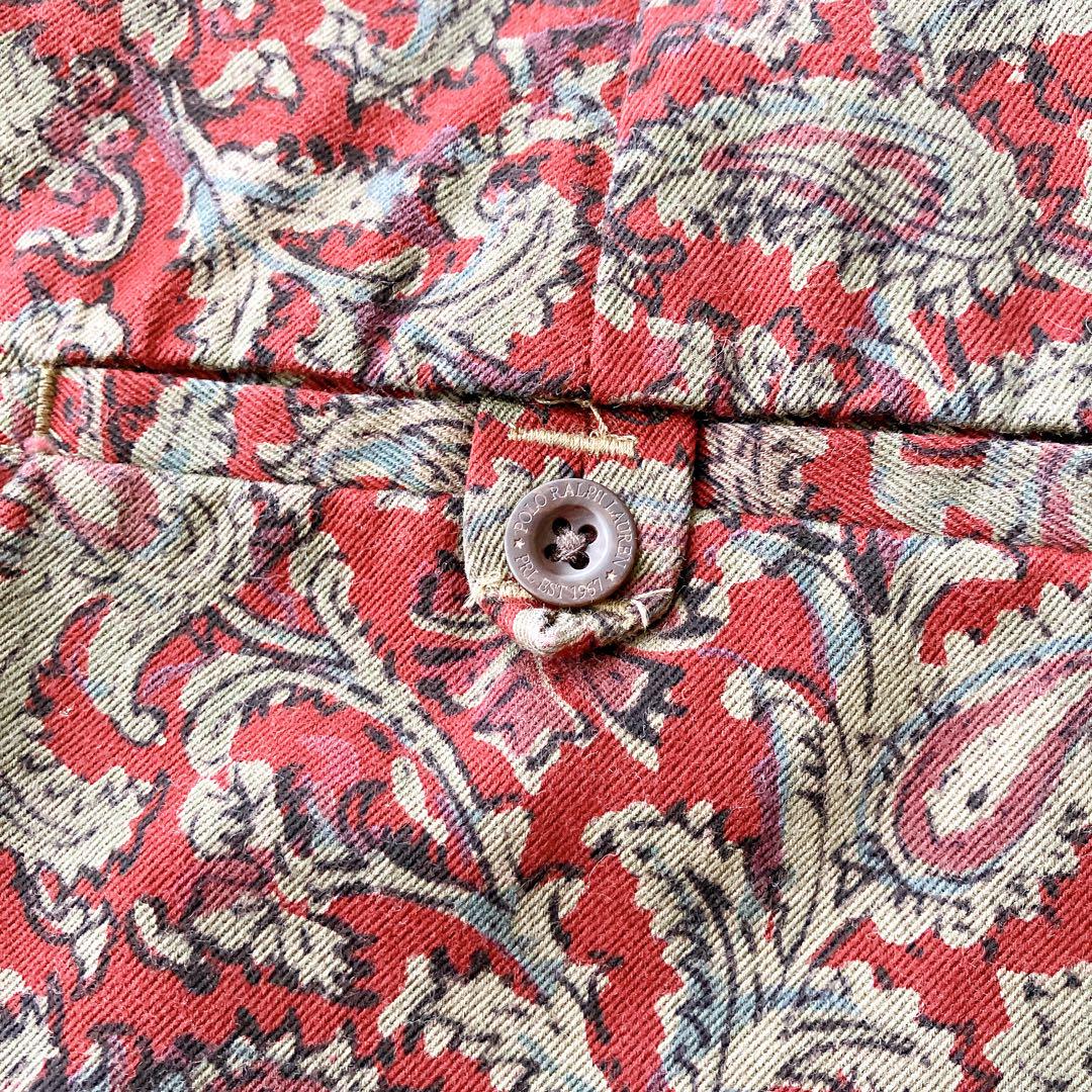Polo Ralph Lauren 花柄 ペイズリー柄 ショートパンツ ショーツ