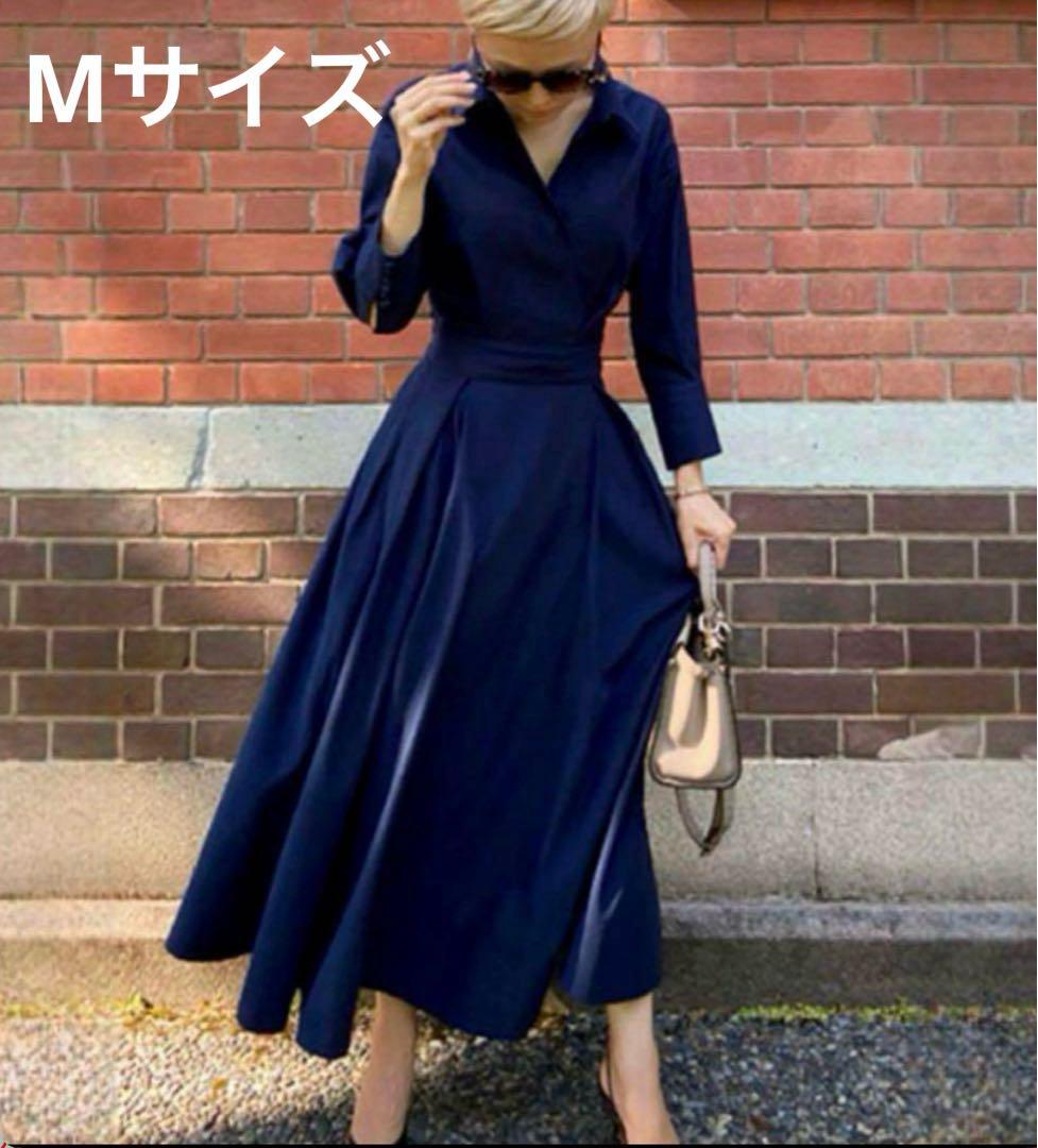 【美品】JENNE クラシックリッチフレアワンピース Mサイズ