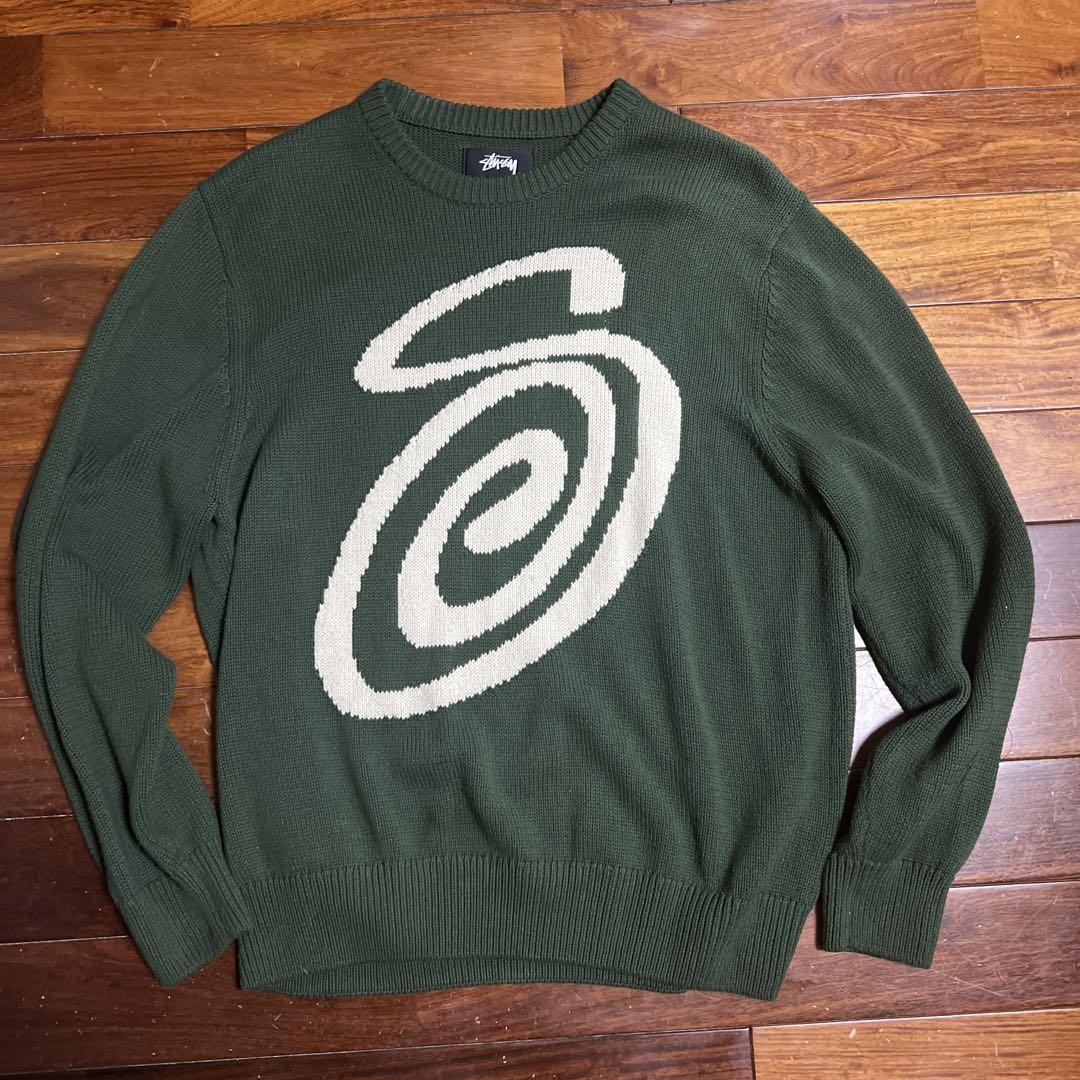 非常に高い品質 STUSSY Curly S Sweater Mサイズ ニット/セーター