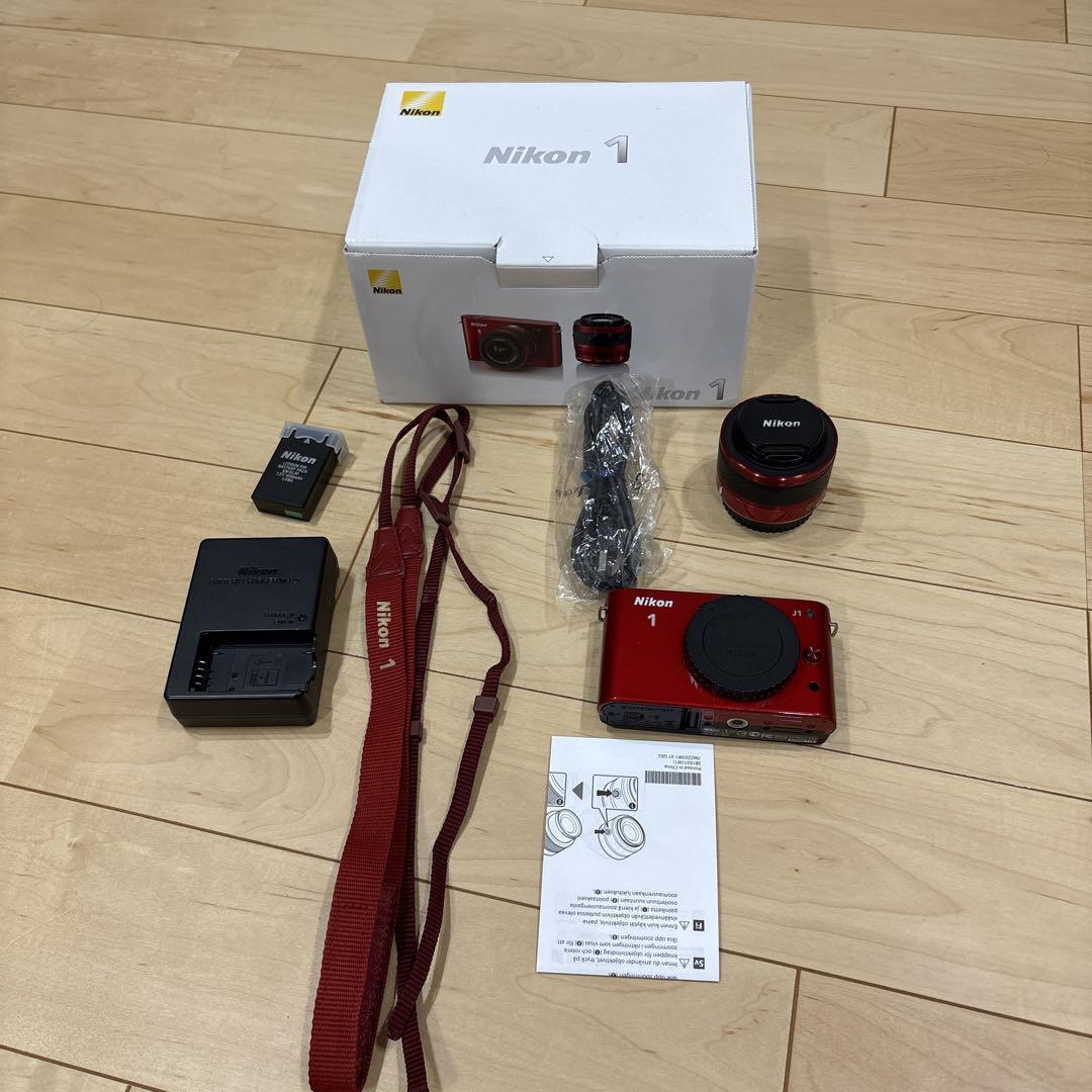 【レンズ故障あり】Nikon 1 J1 本体・付属品あり