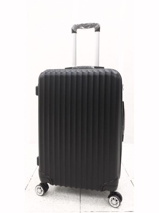 小型軽量スーツケース 8輪静音キャリーバッグ TSAロック機内持込 S ブラック