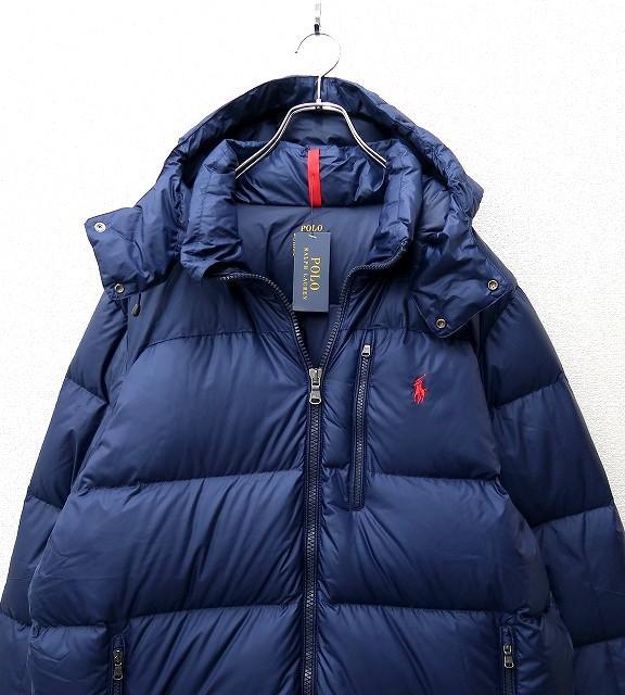 品質保証2022 新品 ラルフローレン ダウン パーカー 国内正規品 zaTP3-m67128538869 XL 紺 定価5.5万 ポロ 限定SALE本物保証