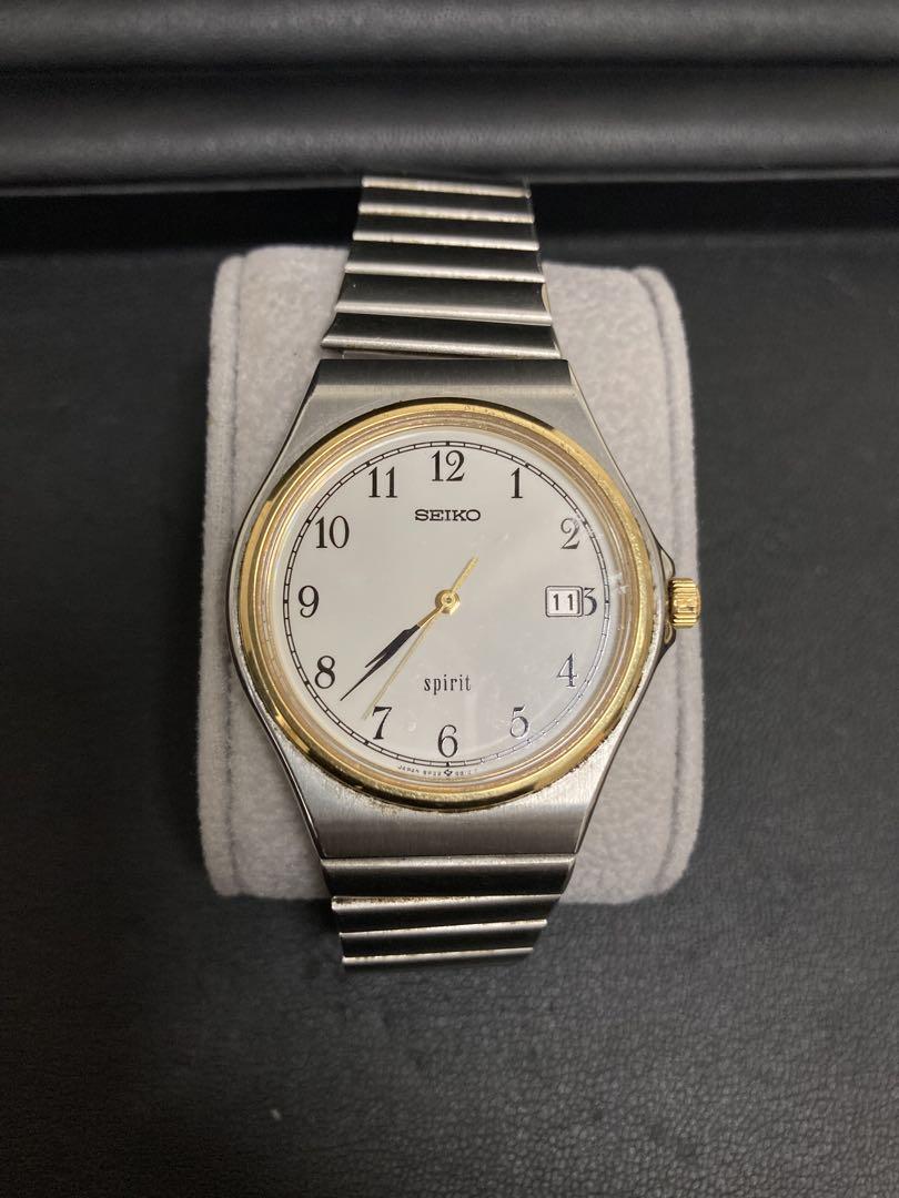 SEIKO spirit 腕時計 シルバー/ゴールド【美品】 - メルカリ