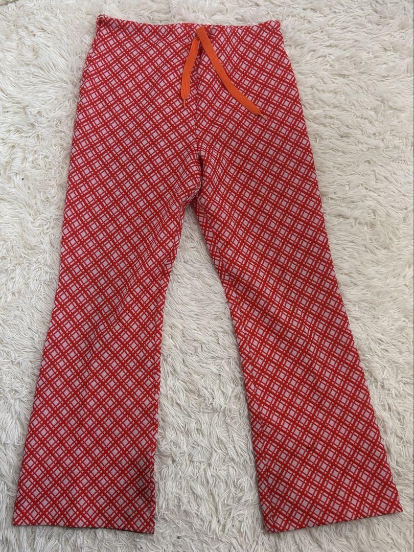 激レア　vintage 70's フレアパンツ　ポリパンツ