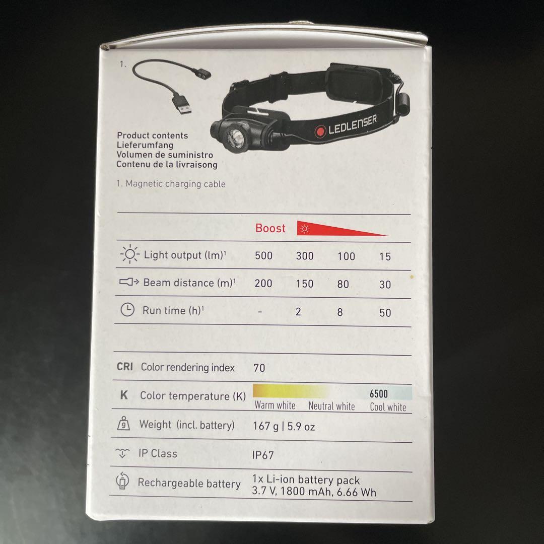 【FUKA】LEDLENSER H5R CORE ヘッドランプ
