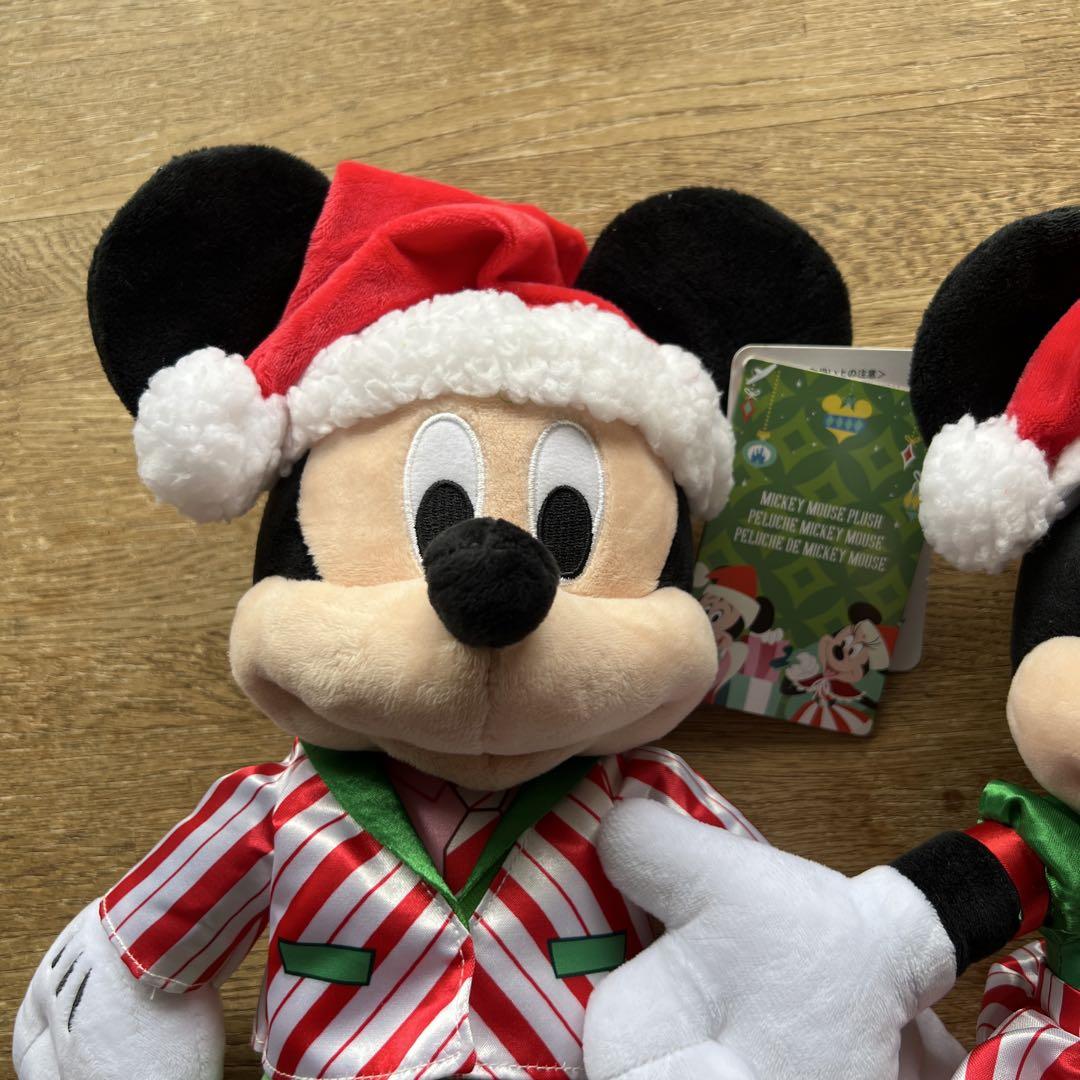 ミッキー・ミニー クリスマスぬいぐるみセット(2023限定)